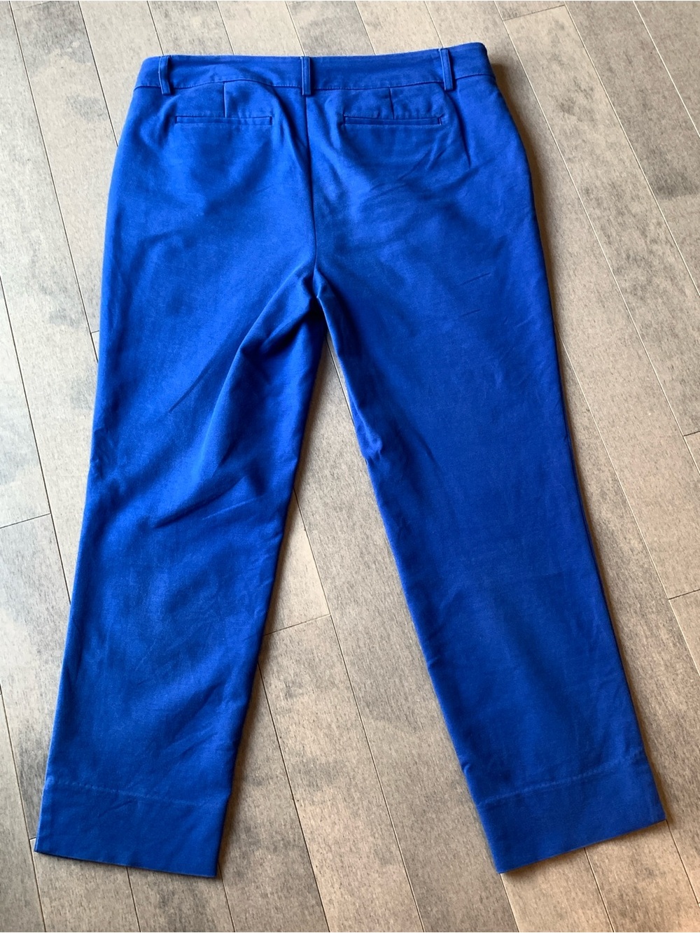 Dalia Royal Blue Cropped Straight Leg Pants Size 10 - Picture 10 of 15